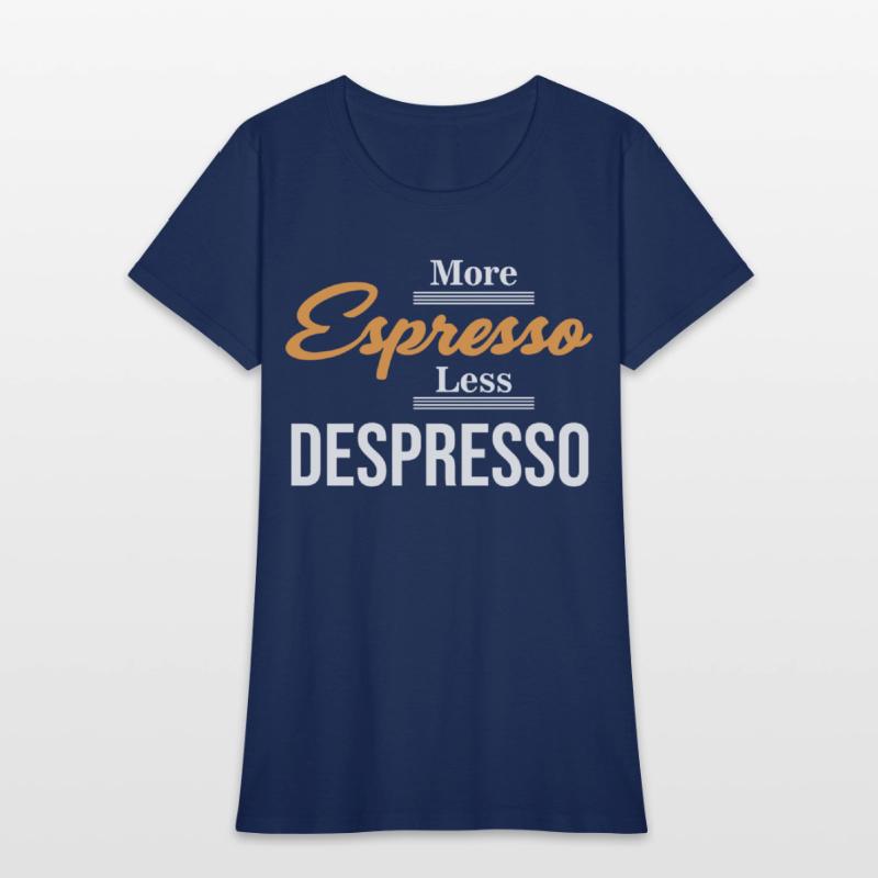 More Espresso Less Depresso Barista Caffeinated