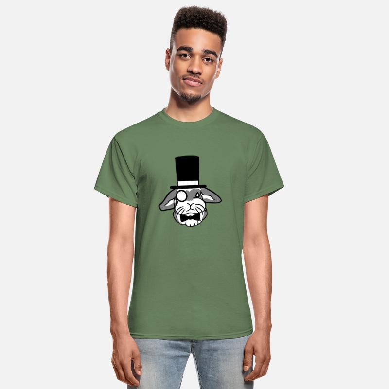 Mr. Rabbit Gentleman Top Hat Monocle Glasses rich