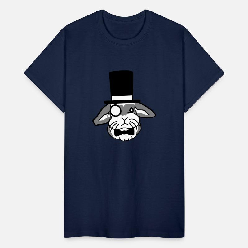 Mr. Rabbit Gentleman Top Hat Monocle Glasses rich