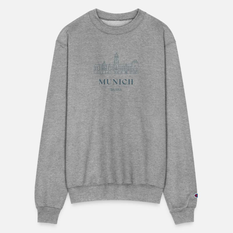 Munich Germany Bavaria Souvenir Skyline Design