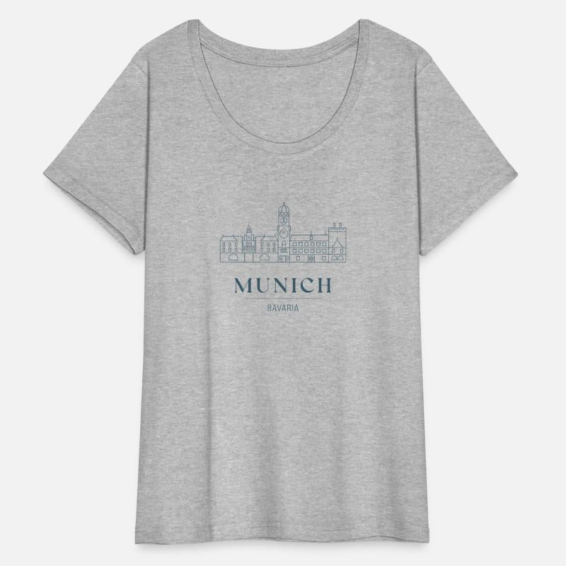 Munich Germany Bavaria Souvenir Skyline Design