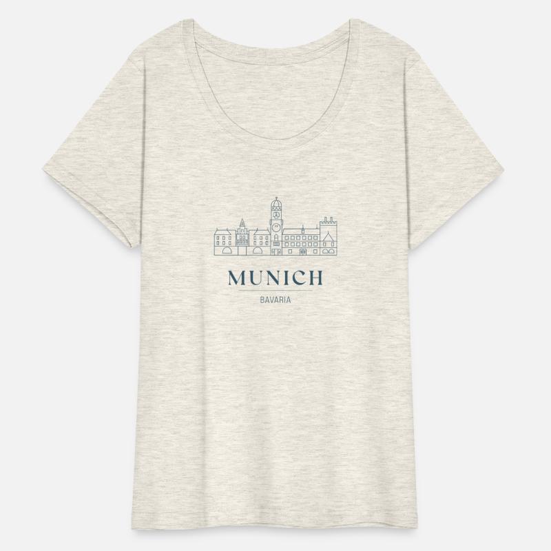 Munich Germany Bavaria Souvenir Skyline Design
