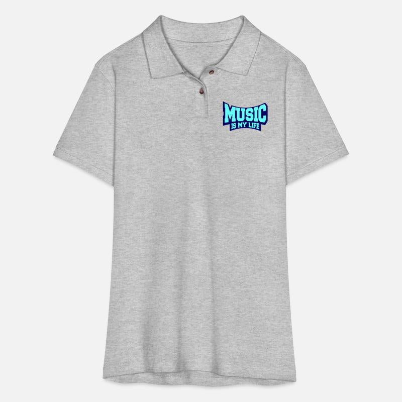 Music is my Life Love Text Saying Club Party Dance