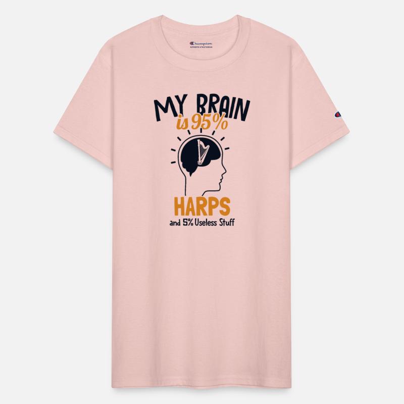 My Brain is 95% Harps Pedal Harp Harpist Konghou