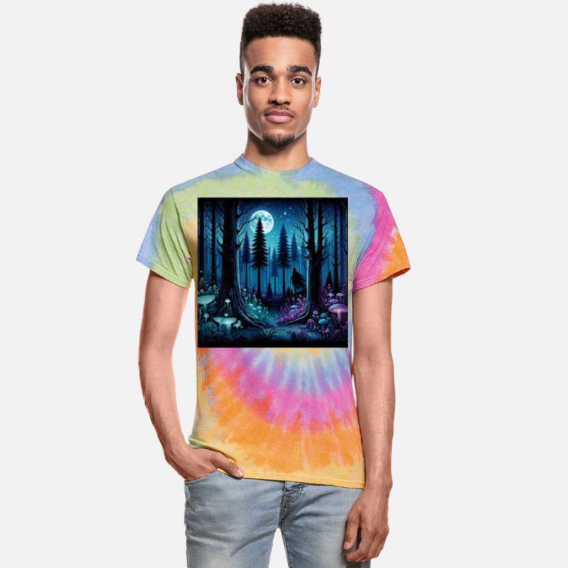 Mystic Moonlit Enchanted Forest