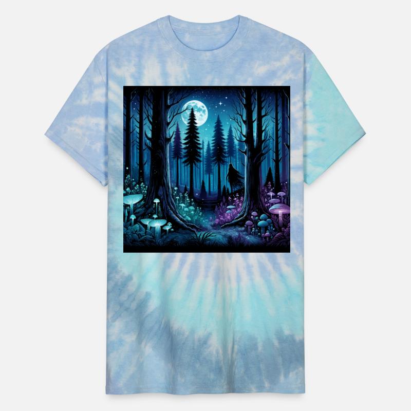 Mystic Moonlit Enchanted Forest