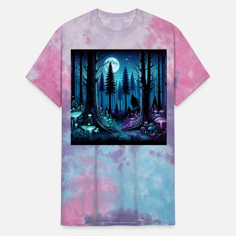 Mystic Moonlit Enchanted Forest