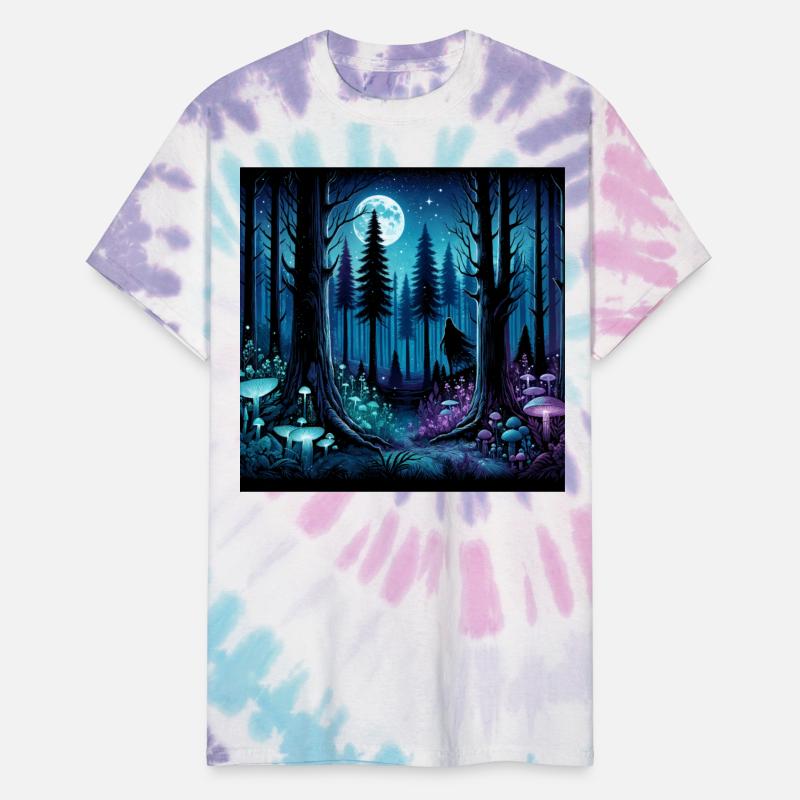 Mystic Moonlit Enchanted Forest