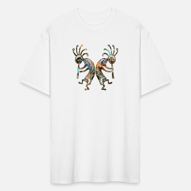 Native American - Kokopelli Duo with Ornaments 3