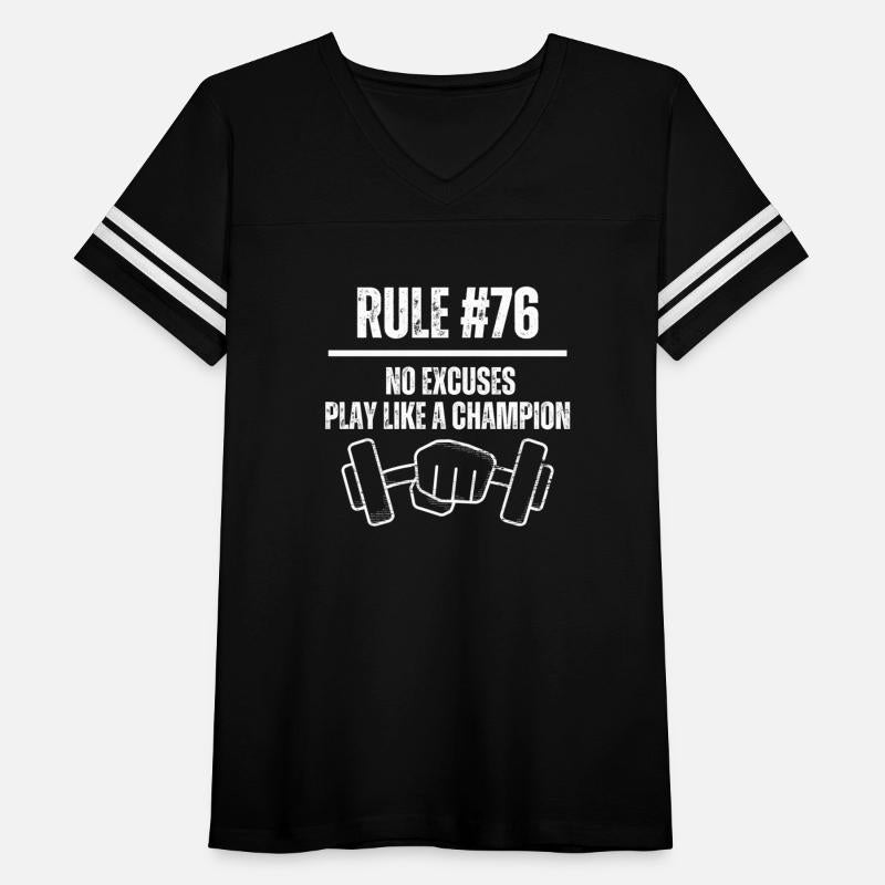 No Excuse. Play Like Champion" Gym Tees