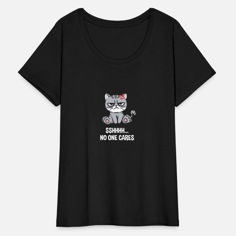 No One Cares Sarcastic Quote Sarcasm Funny Introve