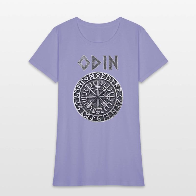 Odin VEGVISIR Runes Shirt Vikings Gods Myth