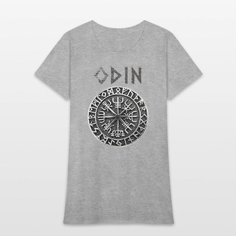 Odin VEGVISIR Runes Shirt Vikings Gods Myth