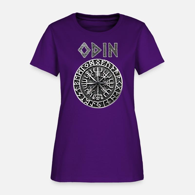 Odin VEGVISIR Runes Shirt Vikings Gods Myth