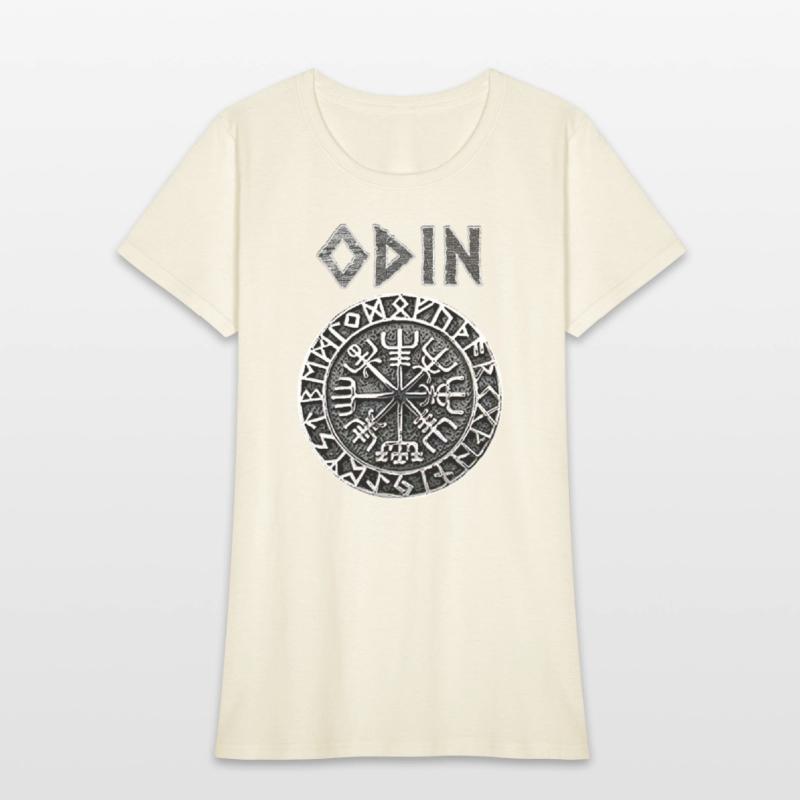 Odin VEGVISIR Runes Shirt Vikings Gods Myth