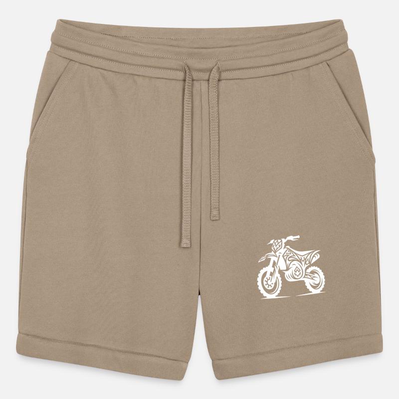 Off-road Motorcycle Machine In Tattoo Style