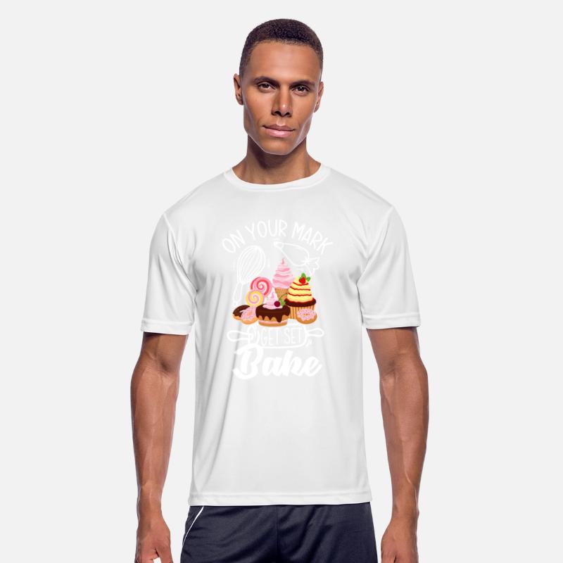 On Your Mark Get Set Bake Funny Baking Baker Gift
