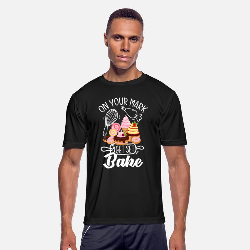 On Your Mark Get Set Bake Funny Baking Baker Gift