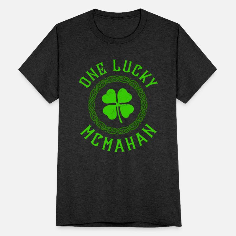 One Lucky McMahan Irish Family Four Leaf Clover