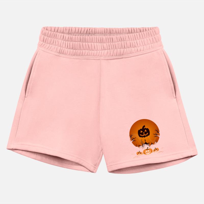 Orange and black simple Halloween print