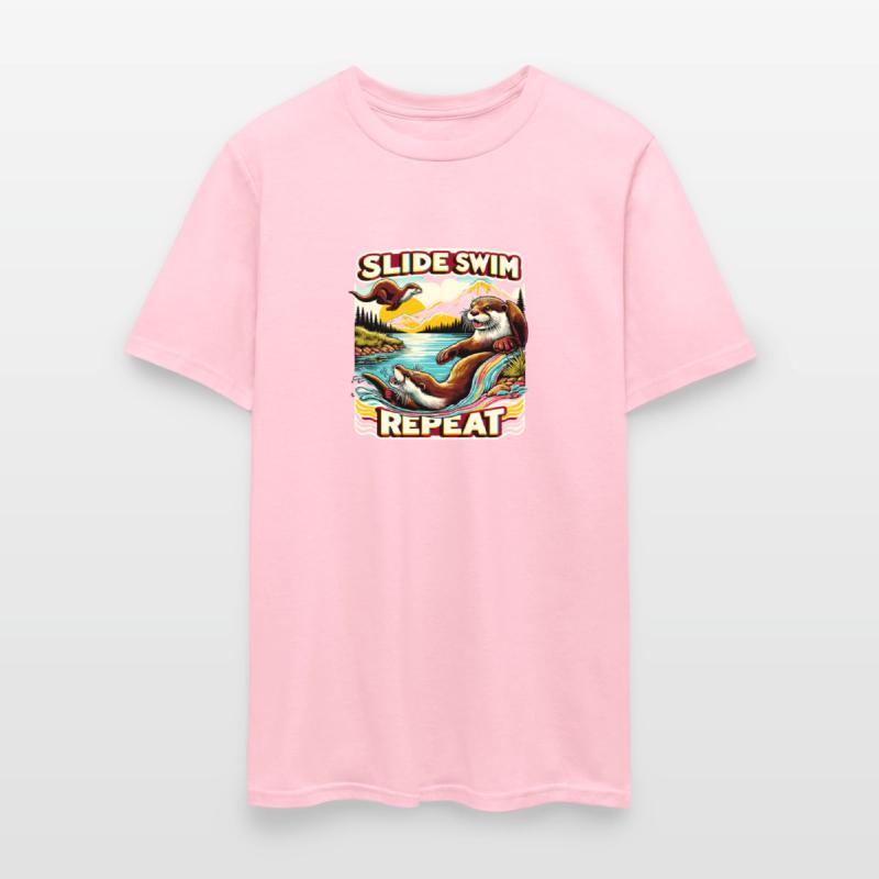 Otterly Fun Slide Swim Repeat for Otter Lovers