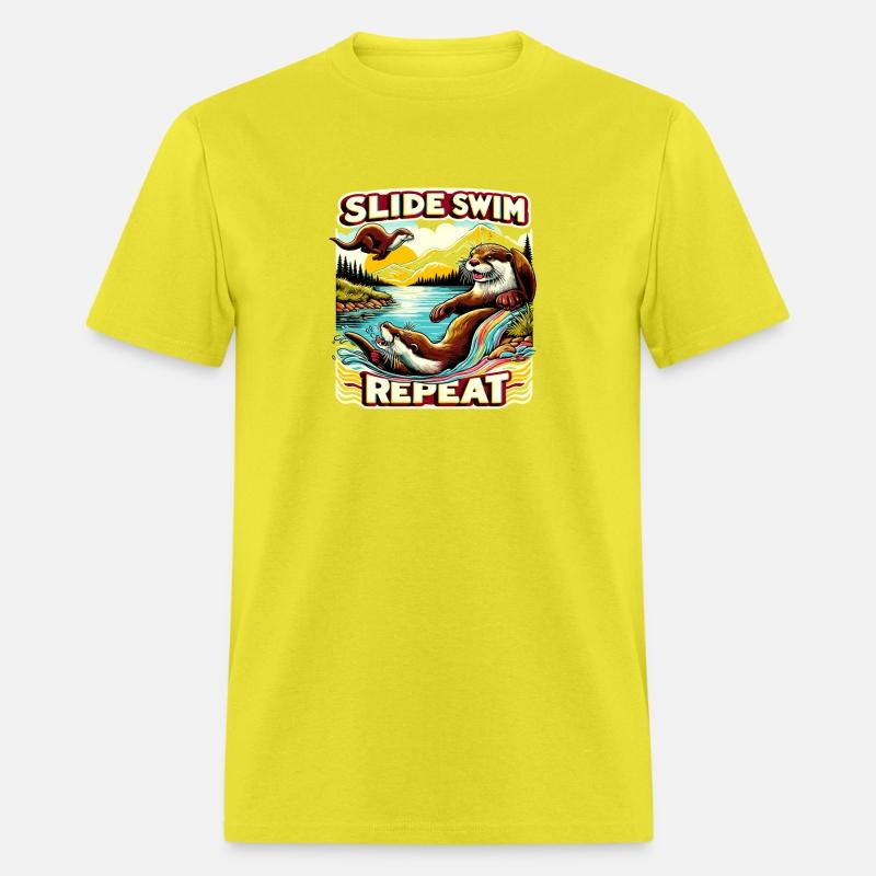 Otterly Fun Slide Swim Repeat for Otter Lovers