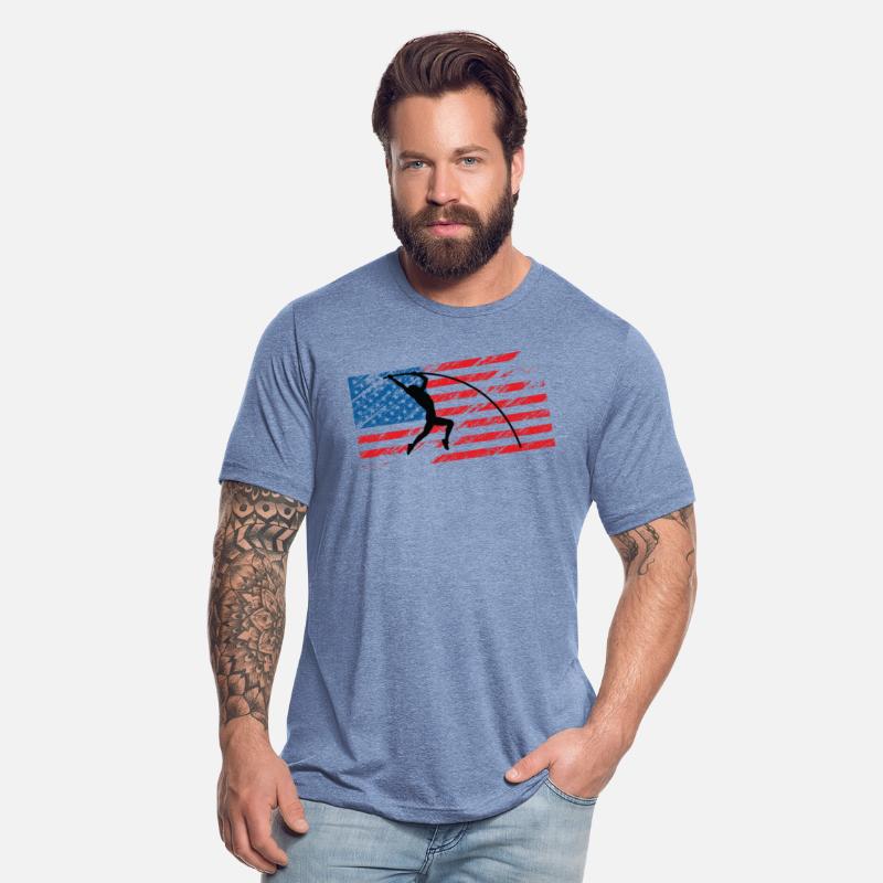 Patriotic Pole Vaulting For Pole Vault Athletes