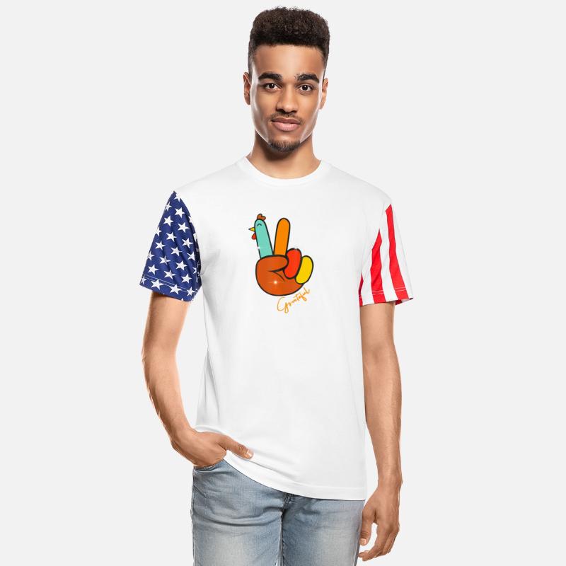 Peace Love Turkey Grateful Turkey Hand Sign Thanks