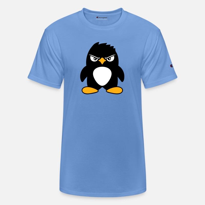 Penguin Looks Serious Evil Dangerous Cool Look Fun