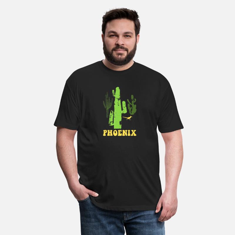 Phoenix Arizona Desert Cactus Roadrunner Scene T
