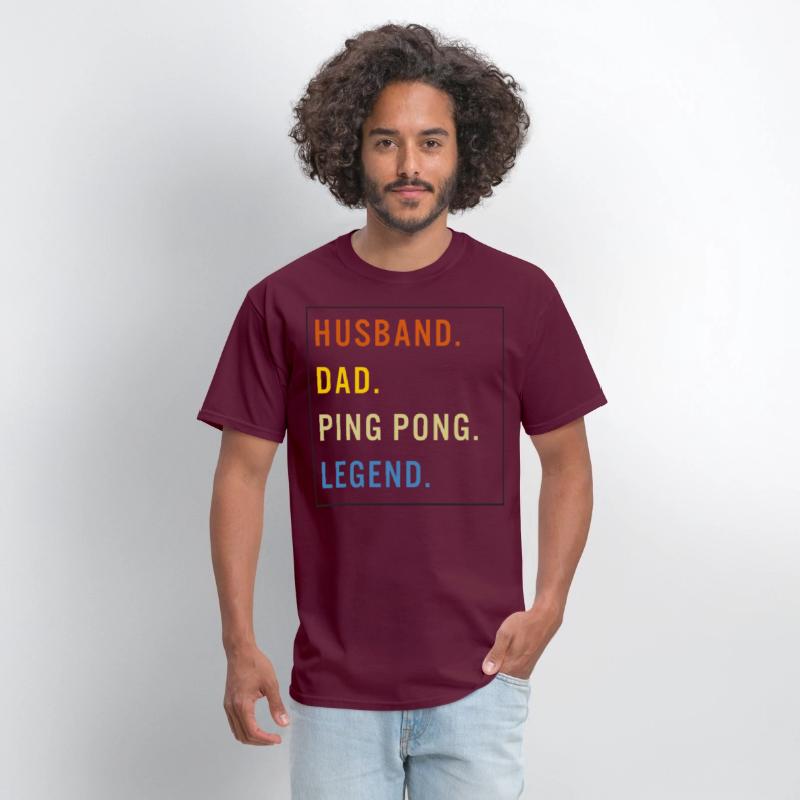 Ping Pong Shirt, Husband Dad Ping Pong Legend Tee