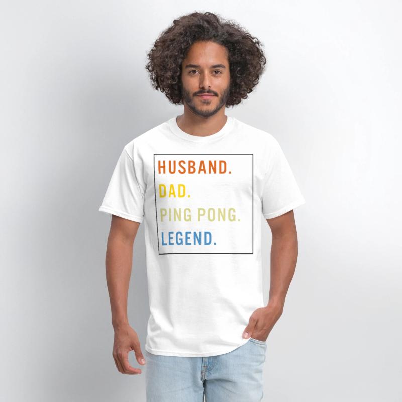 Ping Pong Shirt, Husband Dad Ping Pong Legend Tee