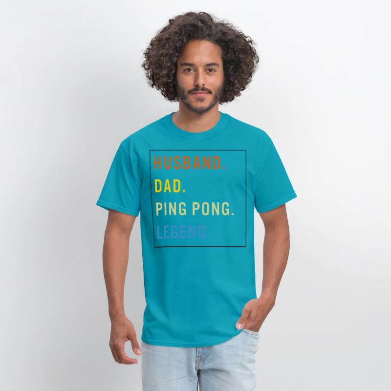 Ping Pong Shirt, Husband Dad Ping Pong Legend Tee