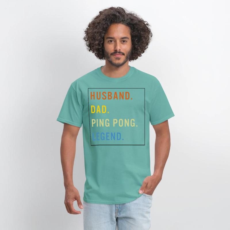 Ping Pong Shirt, Husband Dad Ping Pong Legend Tee