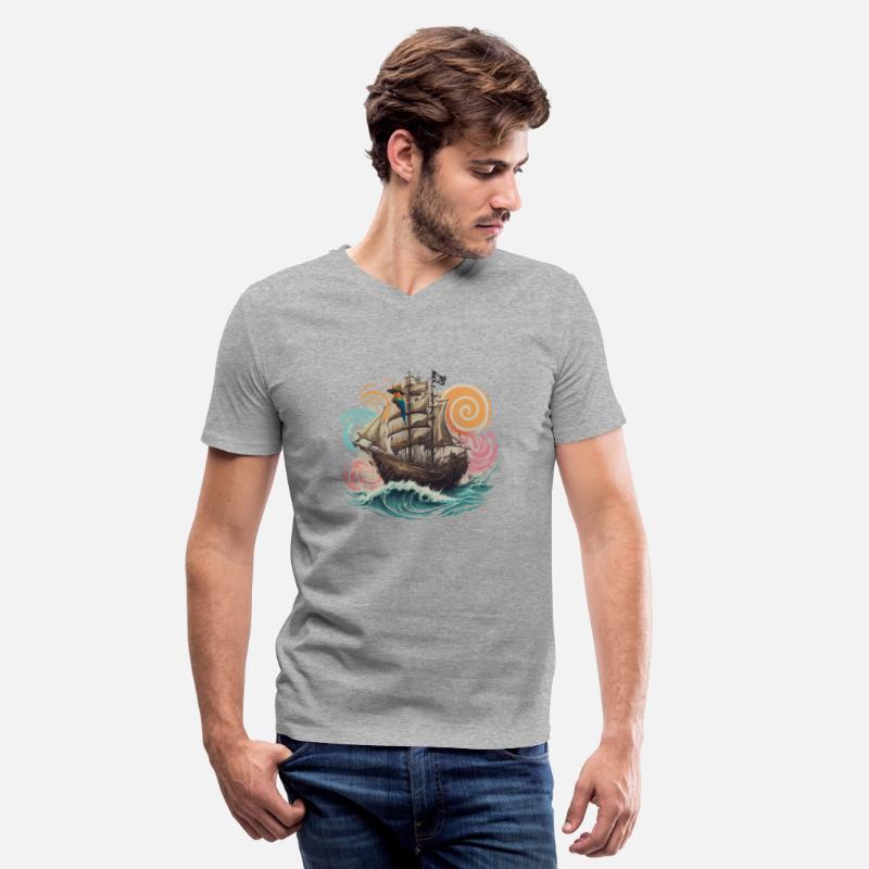 Pirate paradise T-shirt design.