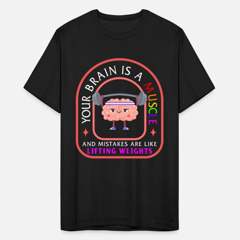 Positivity Shirt, Brain Is A Muscle Tee, Brain