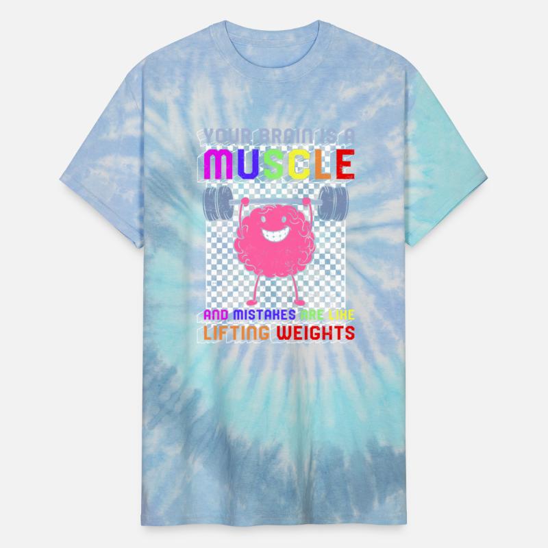 Positivity Shirt, Brain Is A Muscle Tee, Brain