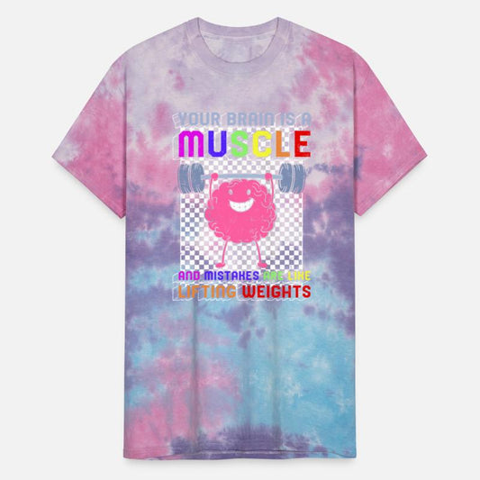 Positivity Shirt, Brain Is A Muscle Tee, Brain