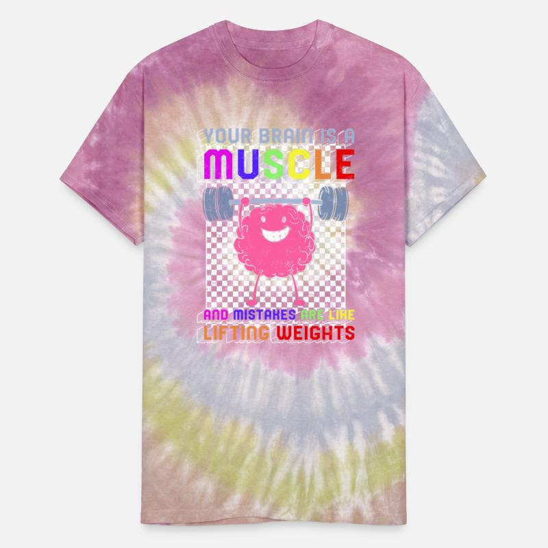 Positivity Shirt, Brain Is A Muscle Tee, Brain