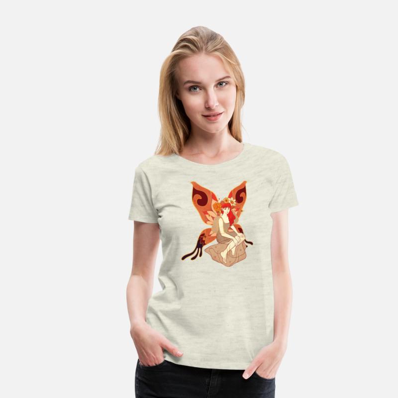 Pretty Woman With Abstract Wing