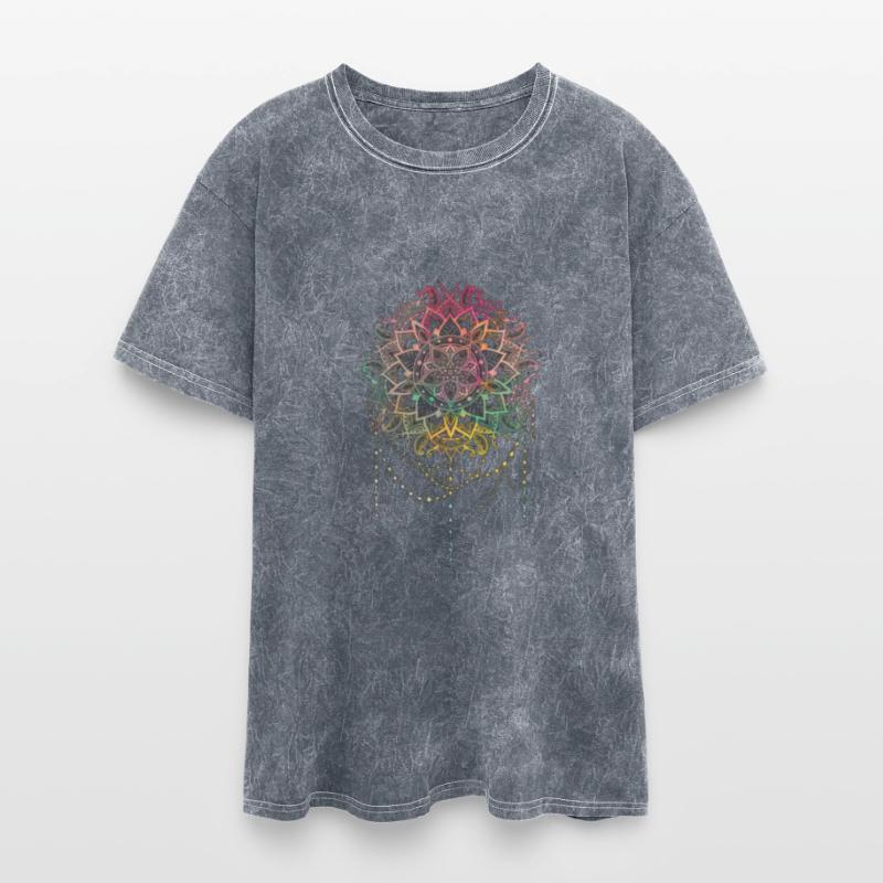 Prism Bloom Mandala Tee – Radiant Color Fusion