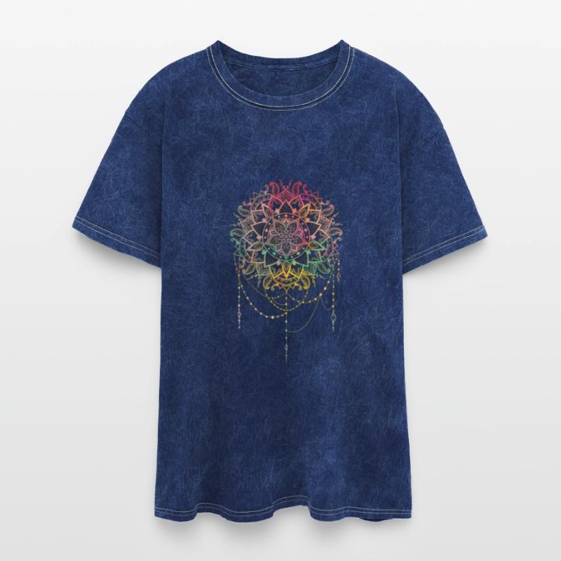 Prism Bloom Mandala Tee – Radiant Color Fusion