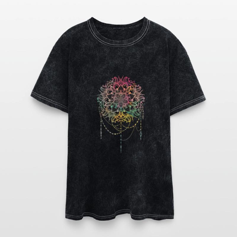 Prism Bloom Mandala Tee – Radiant Color Fusion