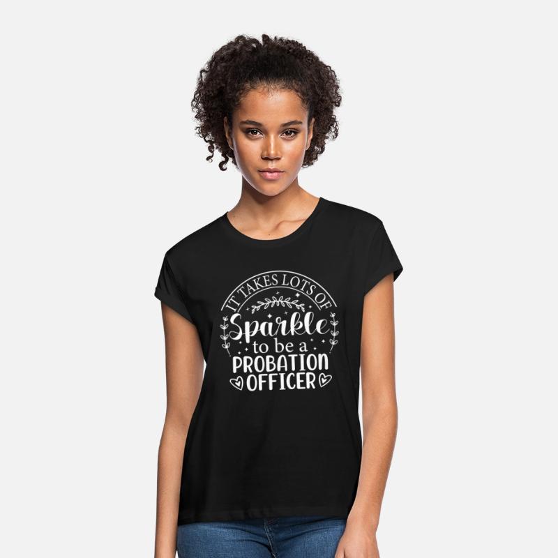 Probation Officer Tee for Women Cute Probation Off