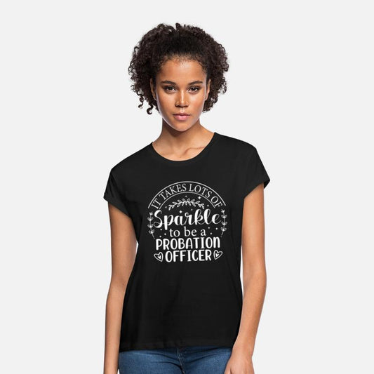 Probation Officer Tee for Women Cute Probation Off