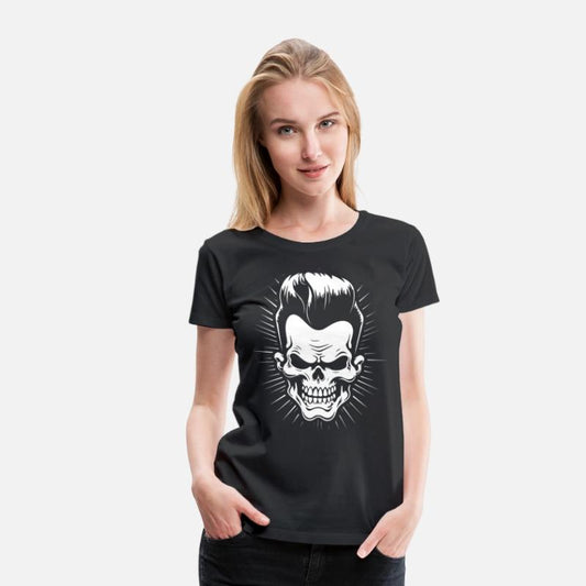 Psychobilly Skull Rockabilly Rocknroll 3