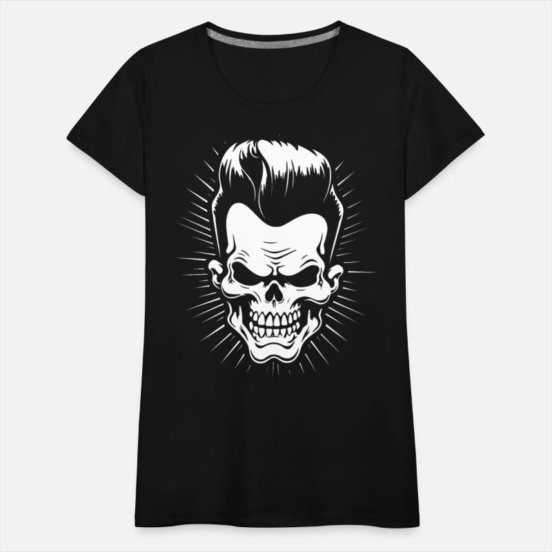 Psychobilly Skull Rockabilly Rocknroll 3