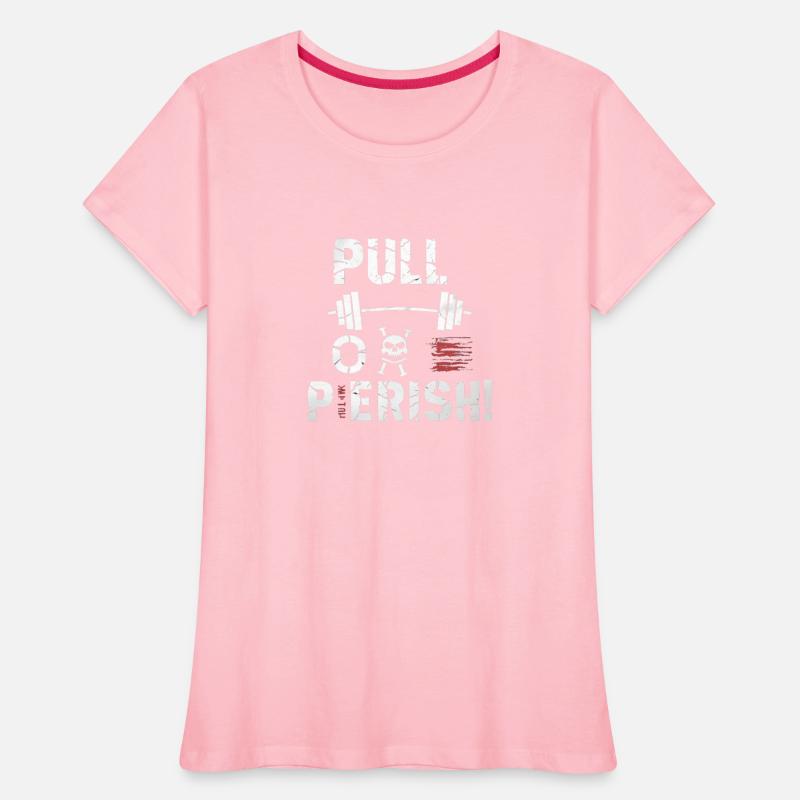 Pull or perish gymmotivation quote with white text