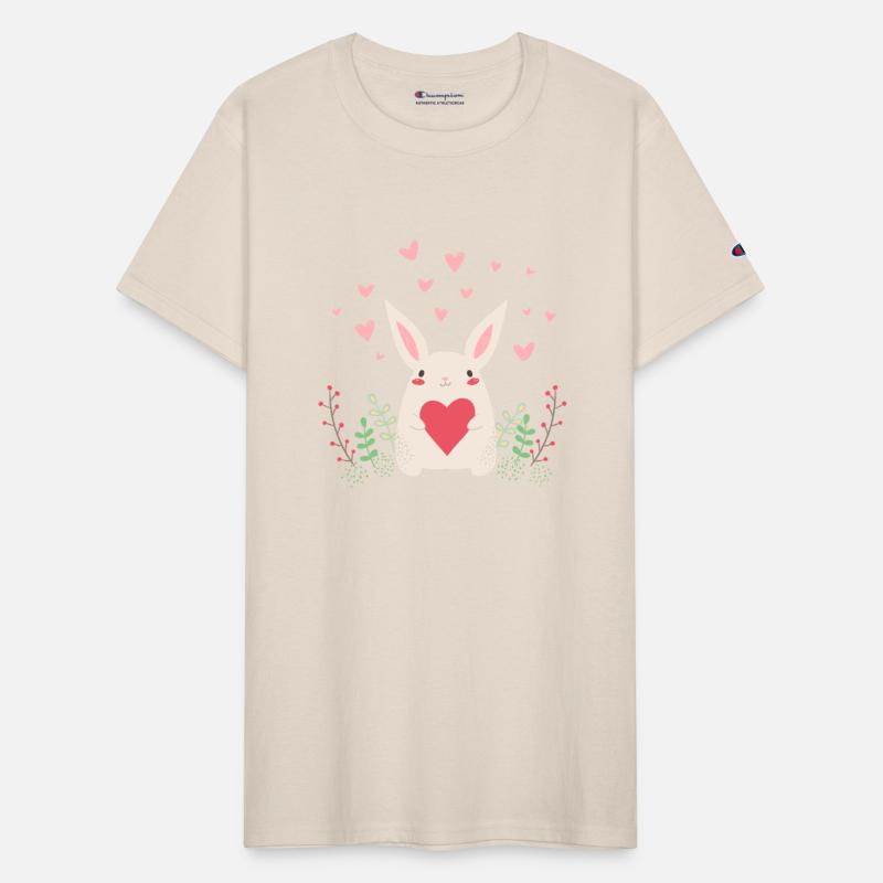 rabbit heart love valentines day