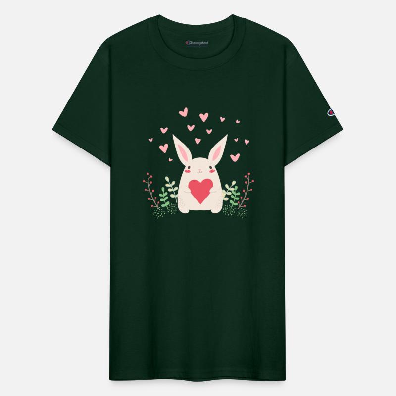 rabbit heart love valentines day